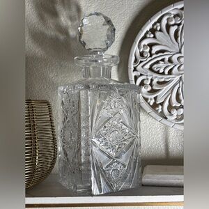Elegant Crystal Decanter